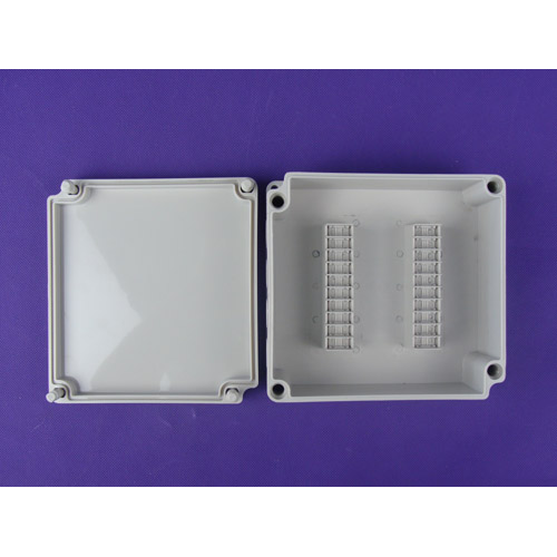 Caja de plástico caja electrónica caja de conexiones impermeable ip65 caja impermeable de plástico abs PWP114 con tamaño 170 * 160 * 70 mm
